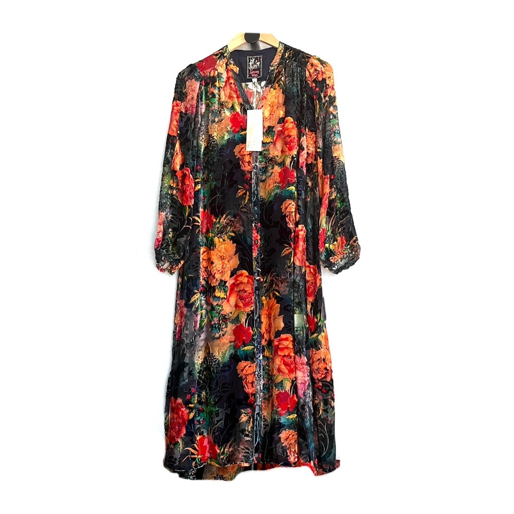 New | Johnny Was | Silk Blend  | Floral Dress | Tunic | NWT